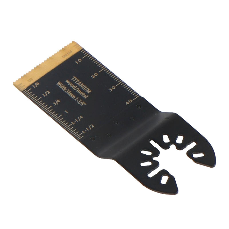 DURAFORCE New 15 Pcs Titanium Oscillating Saw Blades Universal Multitool Metal Cutting