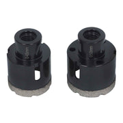 DURAFORCE 9Pack Diamond Drilling Bit Set for Ceramic Granite Tile Hole Saw Cutter Tool US