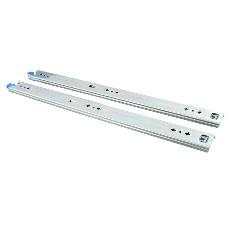 DURAFORCE 1 Pair Locking Drawer Slides 24 Inch Lock & Full Extension 250 lbs Load Capacity
