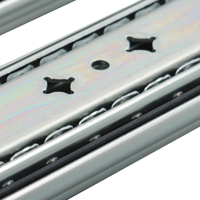 DURAFORCE 1 Pair Locking Drawer Slides 24 Inch Lock & Full Extension 250 lbs Load Capacity