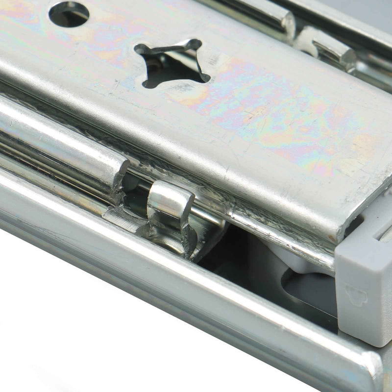 DURAFORCE 1 Pair Locking Drawer Slides 24 Inch Lock & Full Extension 250 lbs Load Capacity