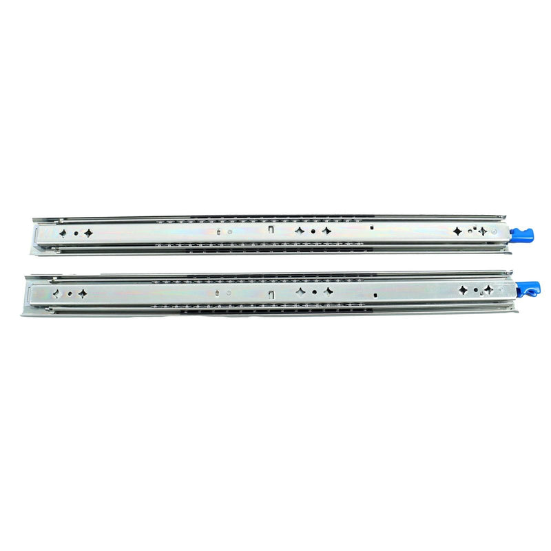 DURAFORCE 1 Pair Locking Drawer Slides 24 Inch Lock & Full Extension 250 lbs Load Capacity