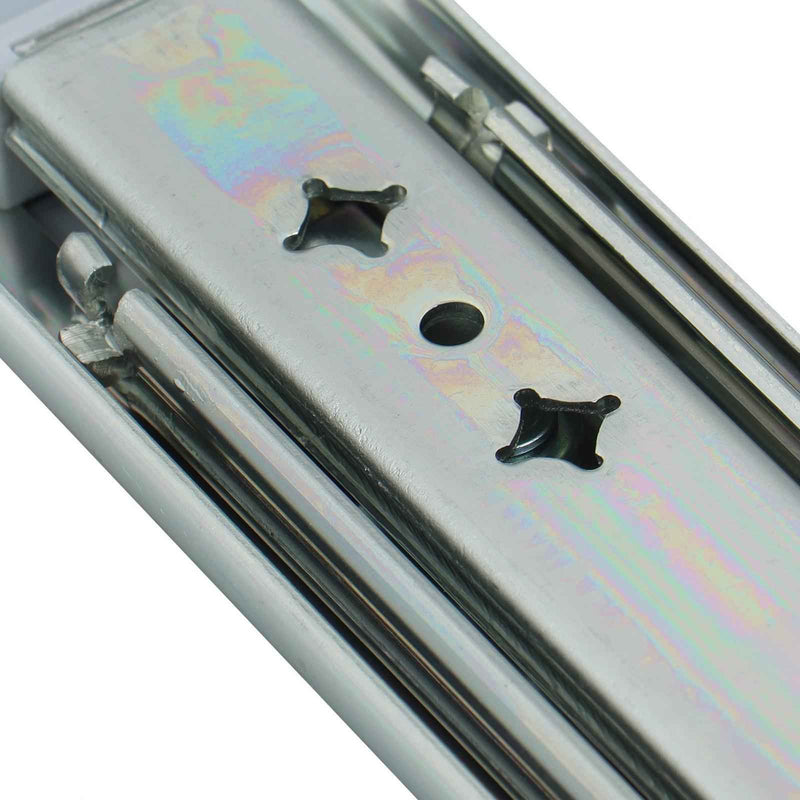 DURAFORCE 1 Pair Locking Drawer Slides 24 Inch Lock & Full Extension 250 lbs Load Capacity
