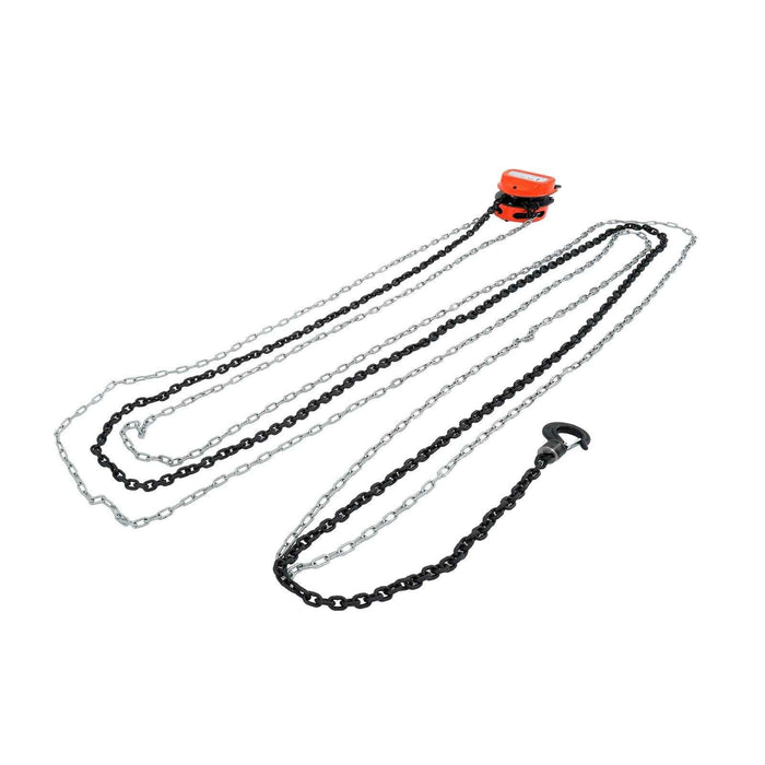 DURAFORCE Chain Hoist 1 Ton Capacity 20 Feet Manual Hand Lift G80 Steel Chain Block Hoist