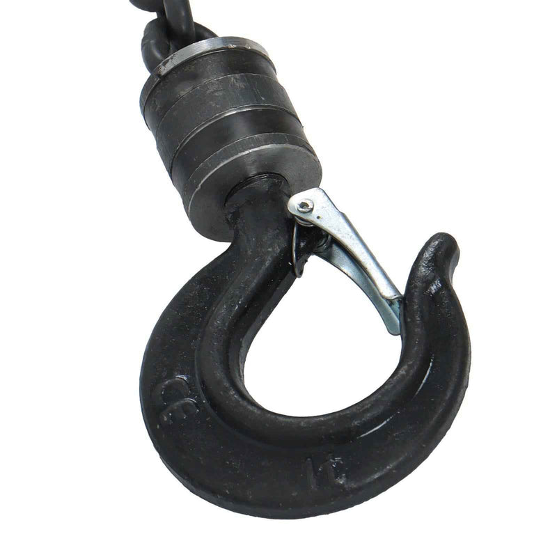 DURAFORCE Chain Hoist 1 Ton Capacity 20 Feet Manual Hand Lift G80 Steel Chain Block Hoist