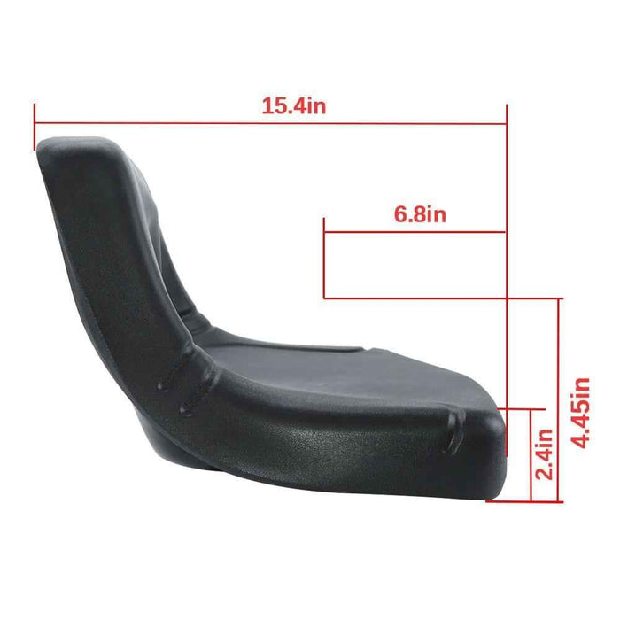 DURAFORCE For John Deere Black High Back Lawn Mower Garden Tractor Seat
