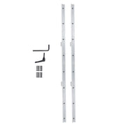 DURAFORCE New W/ 4× SBR20UU Square Type Bearings Block 2× SBR20-1500mm Linear Shaft Rail