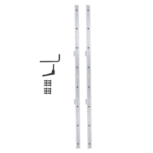DURAFORCE New W/ 4× SBR20UU Square Type Bearings Block 2× SBR20-1500mm Linear Shaft Rail