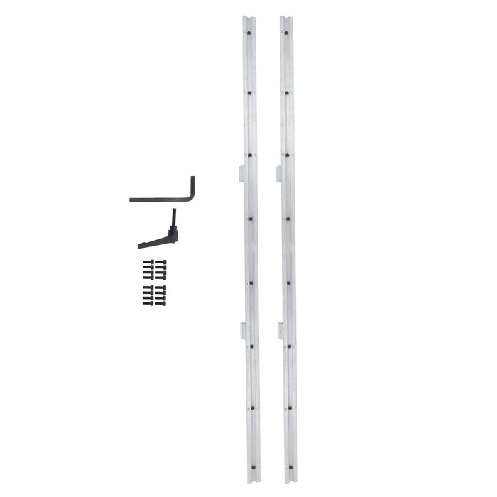DURAFORCE New W/ 4× SBR20UU Square Type Bearings Block 2× SBR20-1500mm Linear Shaft Rail