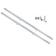 DURAFORCE New W/ 4× SBR20UU Square Type Bearings Block 2× SBR20-1500mm Linear Shaft Rail