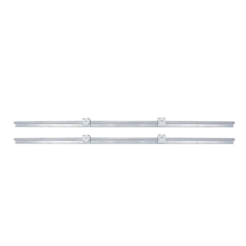DURAFORCE New W/ 4× SBR20UU Square Type Bearings Block 2× SBR20-1500mm Linear Shaft Rail