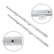 DURAFORCE New W/ 4× SBR20UU Square Type Bearings Block 2× SBR20-1500mm Linear Shaft Rail