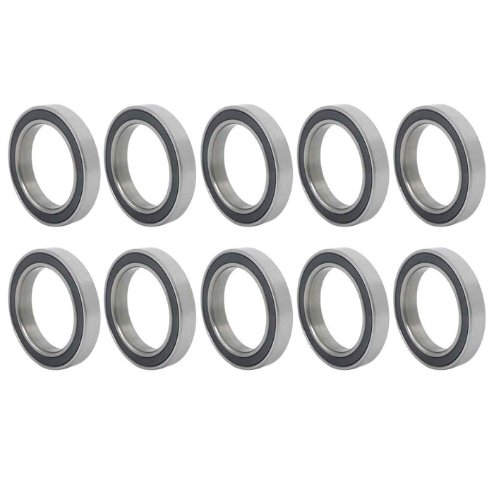 DURAFORCE 6910-2RS 10Pcs Deep Groove Ball Bearing 50mm Inner 72mm Dia 12mm Bore Sealed