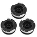 DURAFORCE 3Pcs String Trimmer Spools For BLACK+DECKER AF-100-3ZP GH900 W/0.065" Line