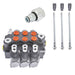 DURAFORCE Hydraulic Directional Control Valve Double 3 Spool 11GPM w/ Conversion Plug