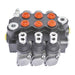 DURAFORCE Hydraulic Directional Control Valve Double 3 Spool 11GPM w/ Conversion Plug