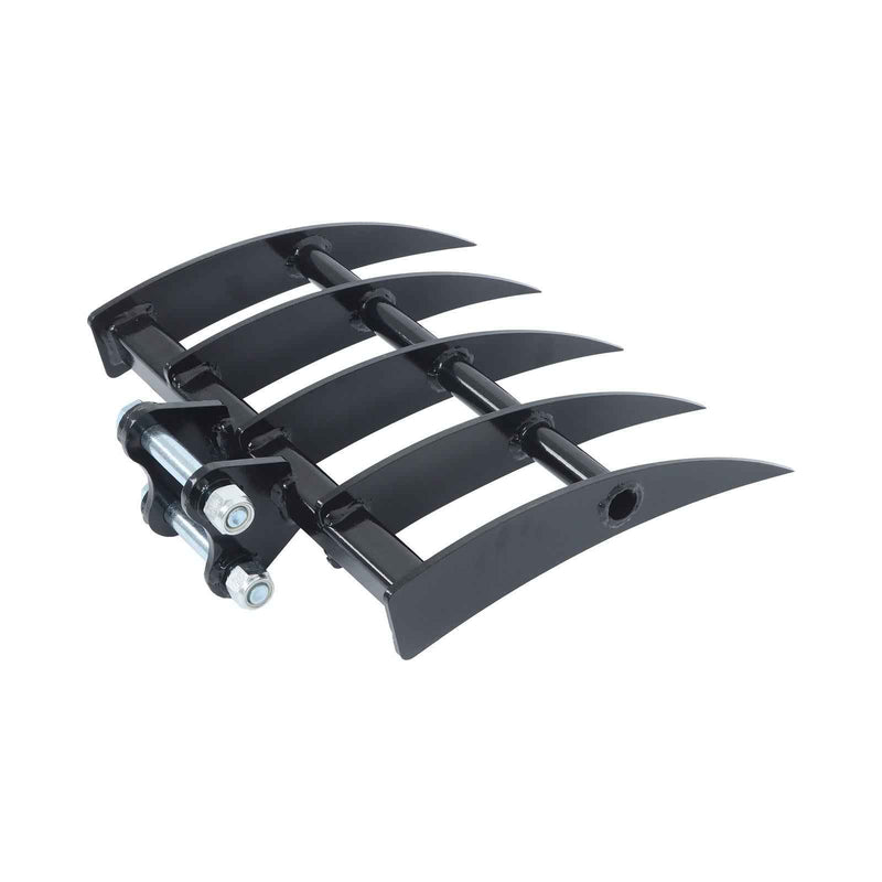 DURAFORCE Mini Excavator Attachment Rake Tool Hooks For Small Digger Attachment