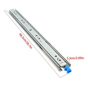 DURAFORCE 1 Pair Locking Drawer Slides 26 Inch Lock & Full Extension 250 lbs Load Capacity