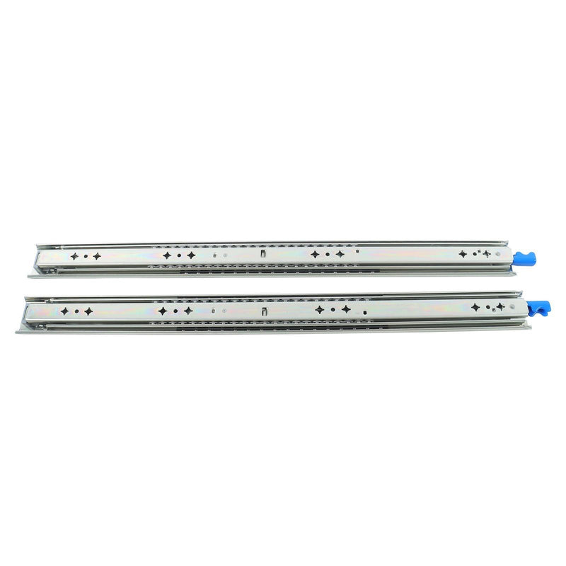 DURAFORCE 1 Pair Locking Drawer Slides 26 Inch Lock & Full Extension 250 lbs Load Capacity