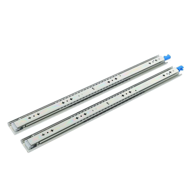 DURAFORCE 1 Pair Locking Drawer Slides 26 Inch Lock & Full Extension 250 lbs Load Capacity