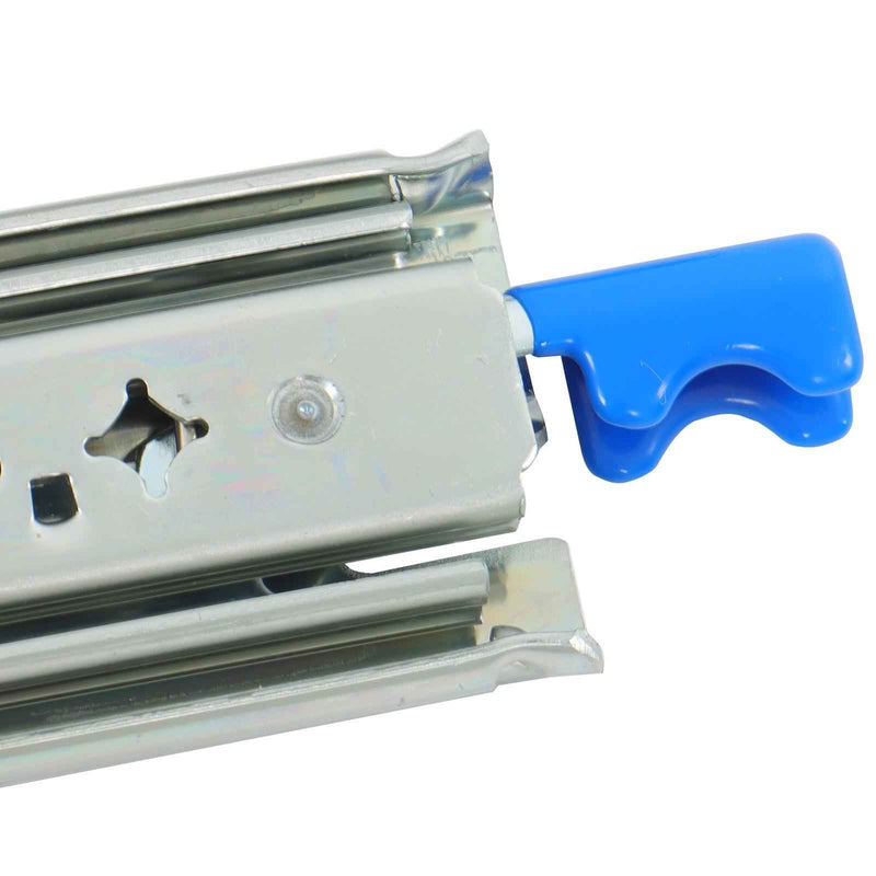 DURAFORCE 1 Pair Locking Drawer Slides 26 Inch Lock & Full Extension 250 lbs Load Capacity