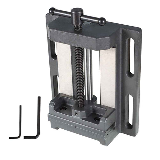 DURAFORCE Low Profile Drill Press Vise Precision 6 In For Drilling Tapping And Reaming