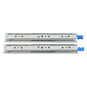 DURAFORCE 1 Pair Locking Drawer Slides 14 Inch Lock & Full Extension 250 lbs Load Capacity
