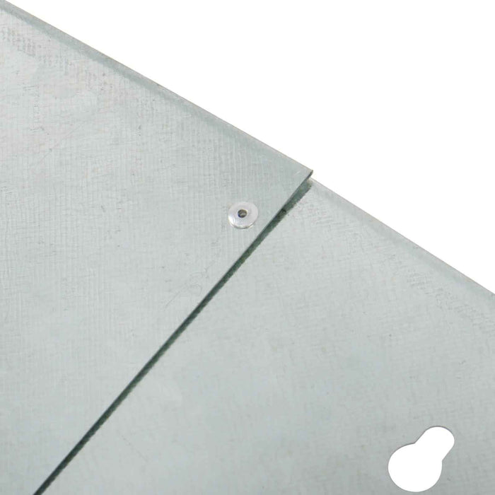 DURAFORCE 4 Pack 8 lbs Medium Size Chicken Cone Galvanized Steel Poultry Restraining Cone