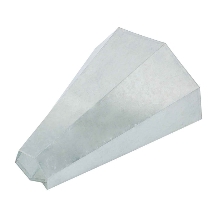 DURAFORCE 4 Pack 8 lbs Medium Size Chicken Cone Galvanized Steel Poultry Restraining Cone