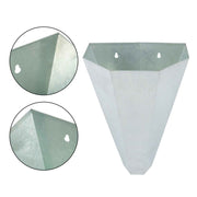 DURAFORCE 4 Pack 8 lbs Medium Size Chicken Cone Galvanized Steel Poultry Restraining Cone