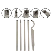 DURAFORCE 7pcs Carbide Lathe Tool Set 20 inch Full Size Woodturning Tools US