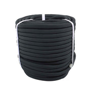 DURAFORCE Black 1/2 Inch × 200FT 48 Strand Premium Polyester Braided Camping Hiking Rope
