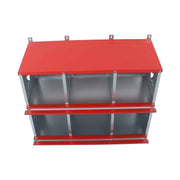 DURAFORCE Easy To Install Chicken Laying Boxes 6 Compartment Nesting Boxes For Chickens