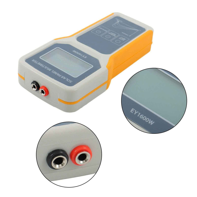 DURAFORCE 1600W Solar Panel Tester - MPPT Photovoltaic Multimeter & Watt Meter Portable