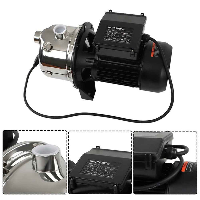 DURAFORCE 1.2HP 115V Shallow Well Jet Pump, Lawn Irrigation Pump for Home Farm Garden