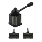 DURAFORCE OXA 250-000 Wedge Type Tool Post + 2 holders 001 002 Mini Lathe Swing Dia 8" New