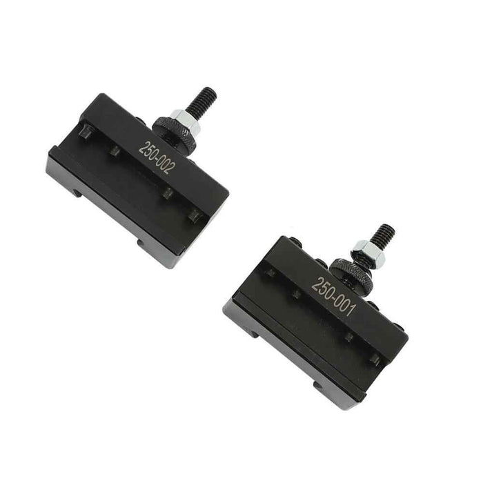 DURAFORCE OXA 250-000 Wedge Type Tool Post + 2 holders 001 002 Mini Lathe Swing Dia 8" New