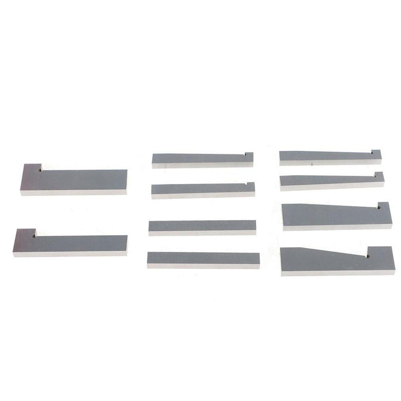 DURAFORCE 17 Pcs Precision 1/4 To 45 Degree Hardened Steel Angle Block Set Accuracy .0003"