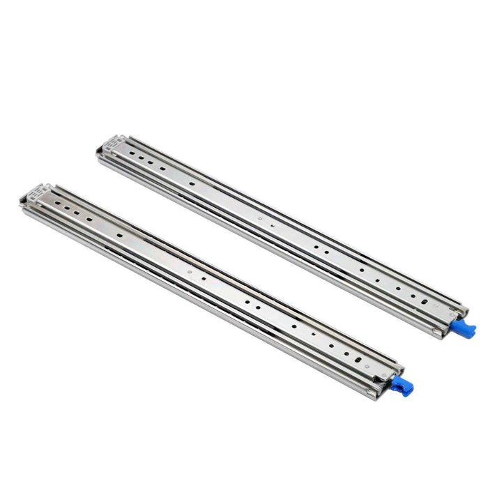 DURAFORCE 1 Pair Locking Drawer Slides 26 Inch Lock & Full Extension 500 lbs Load Capacity
