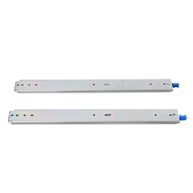 DURAFORCE 1 Pair Locking Drawer Slides 26 Inch Lock & Full Extension 500 lbs Load Capacity