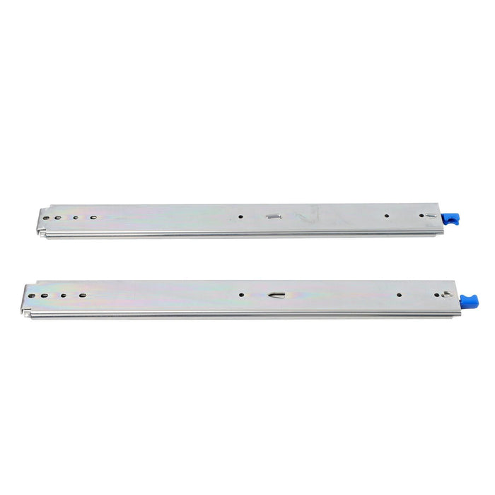 DURAFORCE 1 Pair Locking Drawer Slides 26 Inch Lock & Full Extension 500 lbs Load Capacity