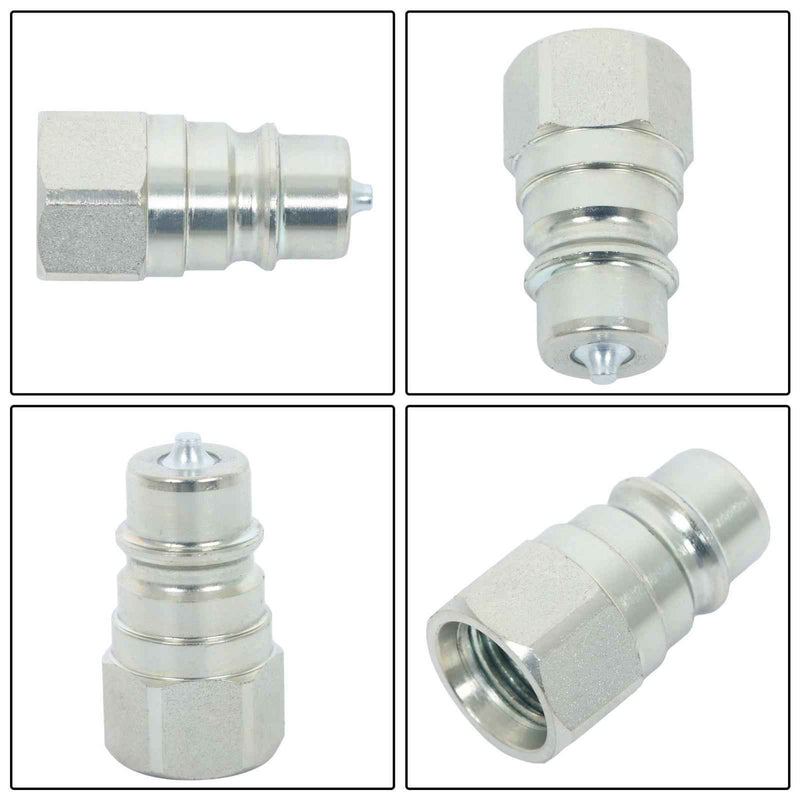 DURAFORCE 4Pcs Male Hydraulic Quick Coupler Plug AW32184 For John Deere 1023 1025