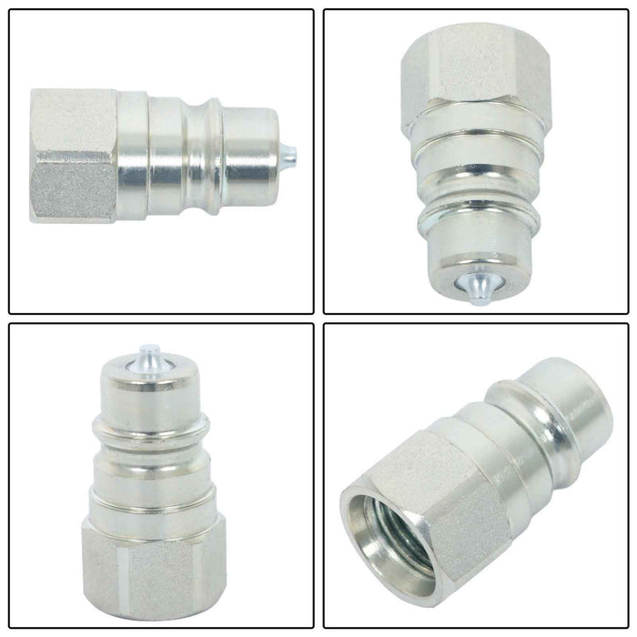 DURAFORCE 4Pcs Male Hydraulic Quick Coupler Plug AW32184 For John Deere 1023 1025