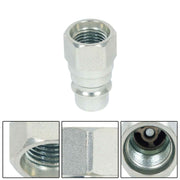 DURAFORCE 4Pcs Male Hydraulic Quick Coupler Plug AW32184 For John Deere 1023 1025