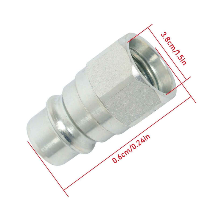 DURAFORCE 4Pcs Male Hydraulic Quick Coupler Plug AW32184 For John Deere 1023 1025