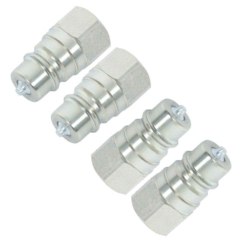 DURAFORCE 4Pcs Male Hydraulic Quick Coupler Plug AW32184 For John Deere 1023 1025