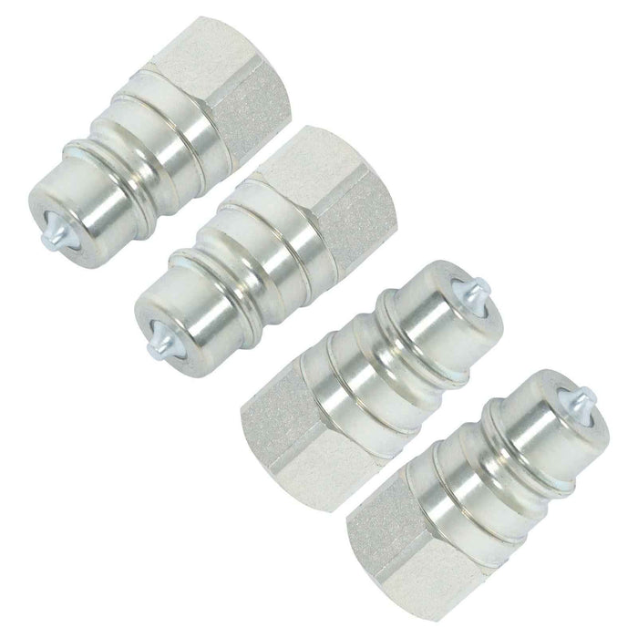 DURAFORCE 4Pcs Male Hydraulic Quick Coupler Plug AW32184 For John Deere 1023 1025