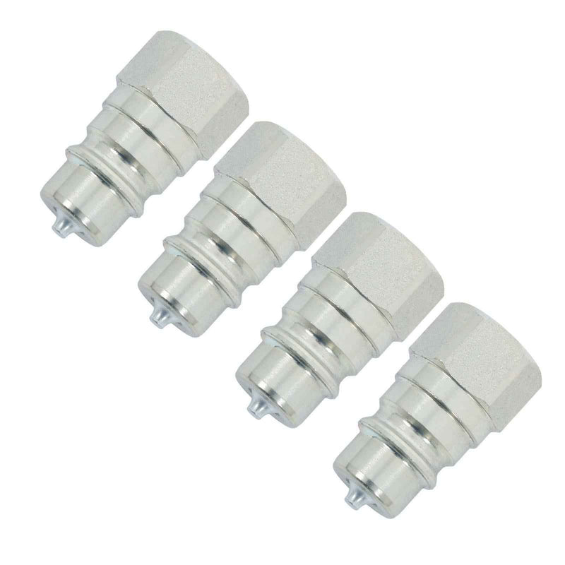 DURAFORCE 4Pcs Male Hydraulic Quick Coupler Plug AW32184 For John Deere 1023 1025