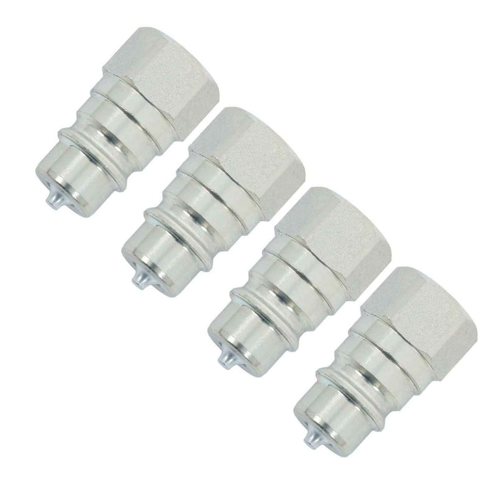 DURAFORCE 4Pcs Male Hydraulic Quick Coupler Plug AW32184 For John Deere 1023 1025