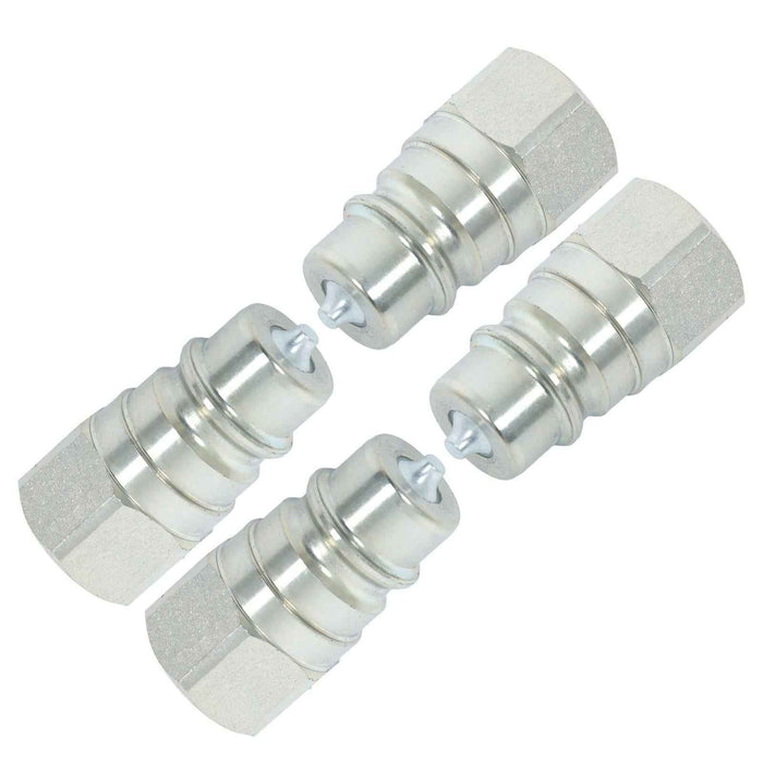 DURAFORCE 4Pcs Male Hydraulic Quick Coupler Plug AW32184 For John Deere 1023 1025